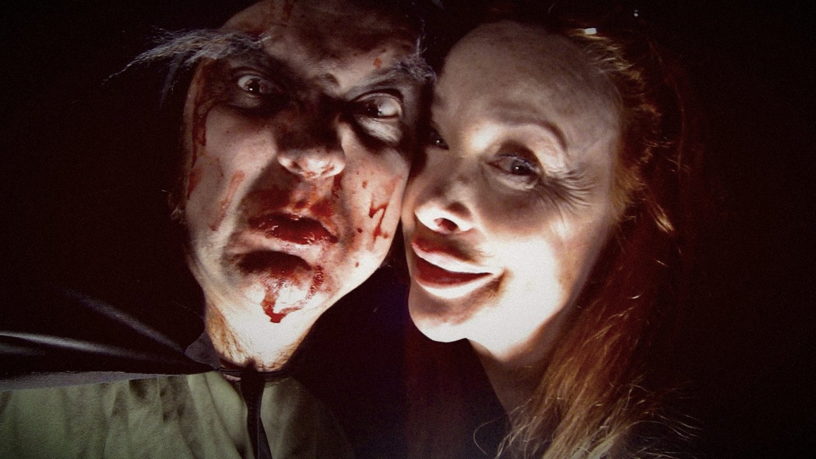 The Ripper and Rose, blood-soaked and grinning